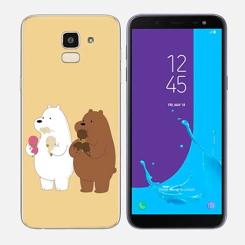 Мягкий силиконовый чехол для телефона медведях для samsung Galaxy j8 j7 j6 j5 j4 j3 Prime Plus - Цвет: Style 08