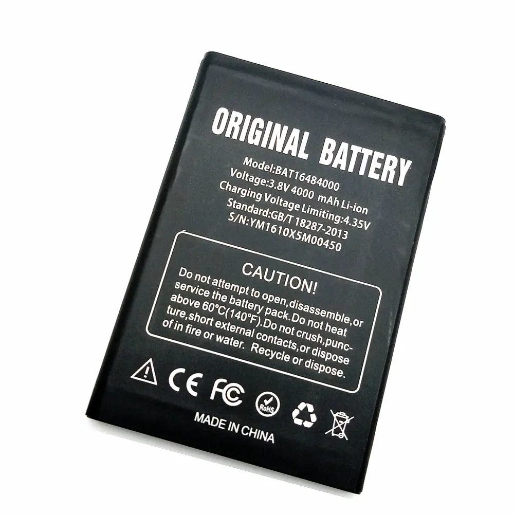 

New 4000mAh BAT16484000 battery for DOOGEE X5 MAX x5max Pro cell phone