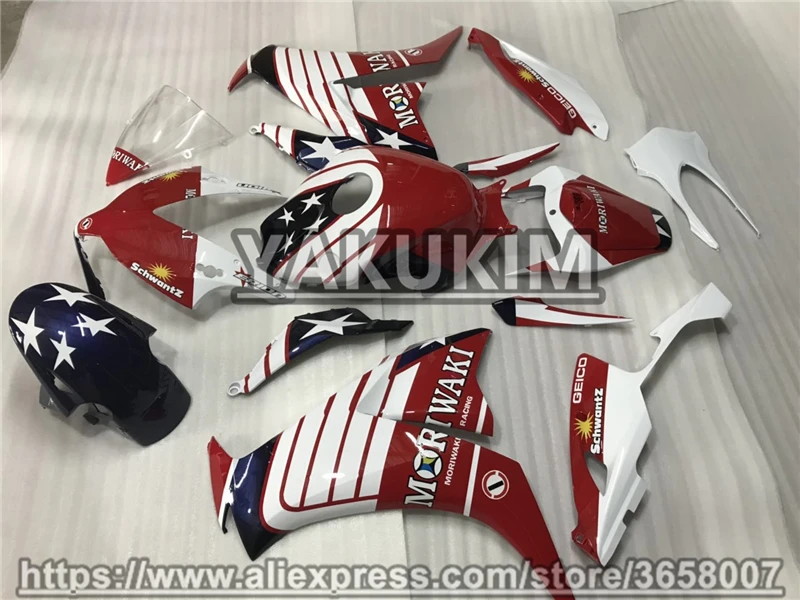АБС-пластик инжекторный комплект для Honda CBR1000RR 2012 2013 мотоциклетные badywork капота CBR 1000RR 2012 2013 Подогнанный чехол