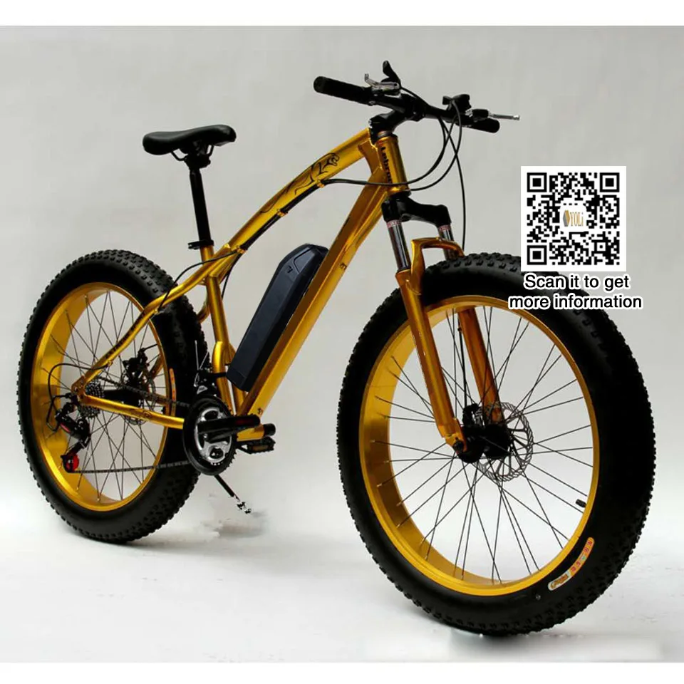 Perfect 26 inch fat tires now bike 21 speed Mountain EBike Road Electric Bicycle 36V 10.4AH  e bike 11