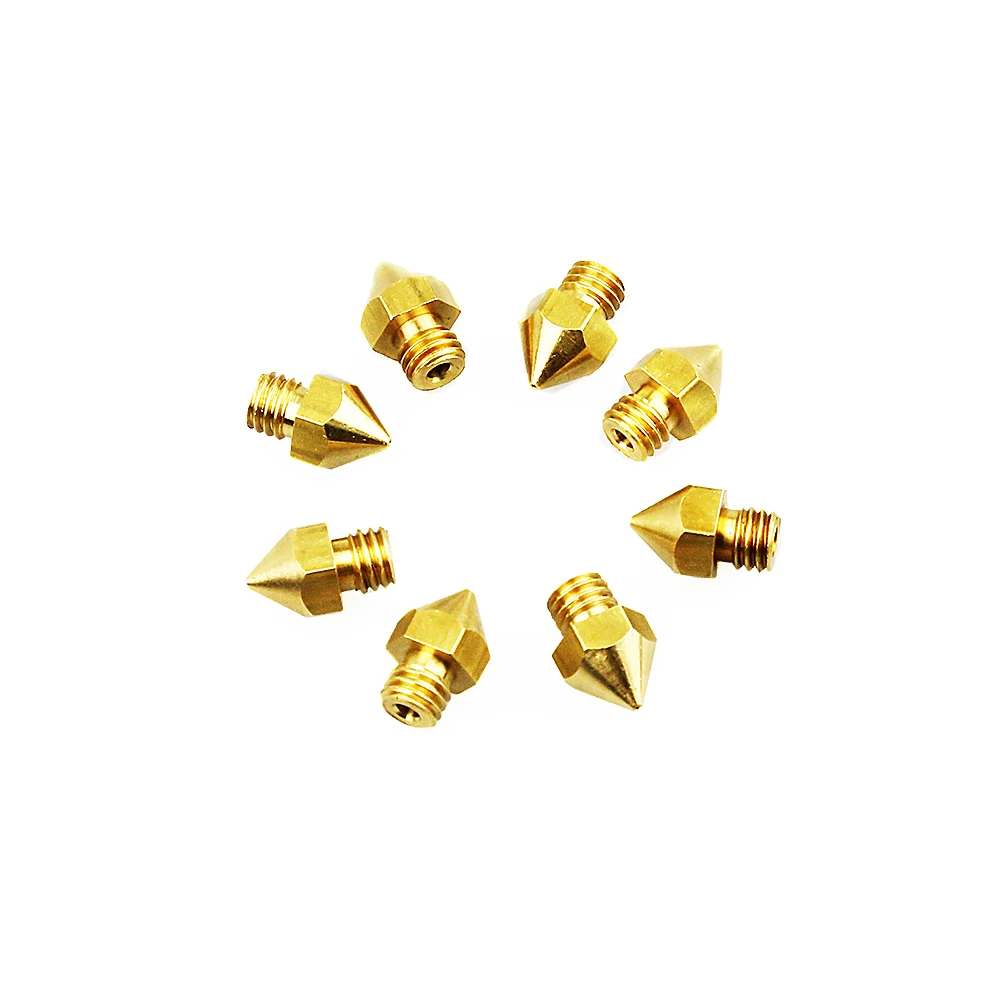 Насадка для 3D принтера Anet латунная насадка печати 0 5 мм 4 3 2 шт./лот|nozzle 3d|0.2mm nozzlenozzle
