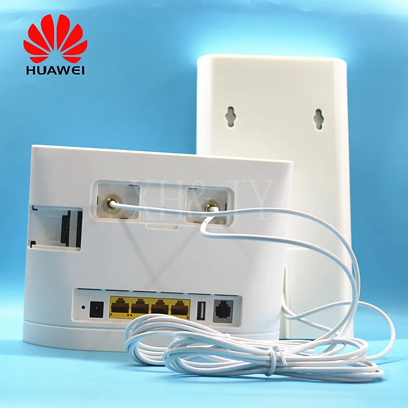 Разблокированный используемый huawei B315 B315s-608 150 Мбит/с 4G LTE CPE беспроводной шлюз Wifi маршрутизатор с 4g SMA антенна PK huawei B310 B525