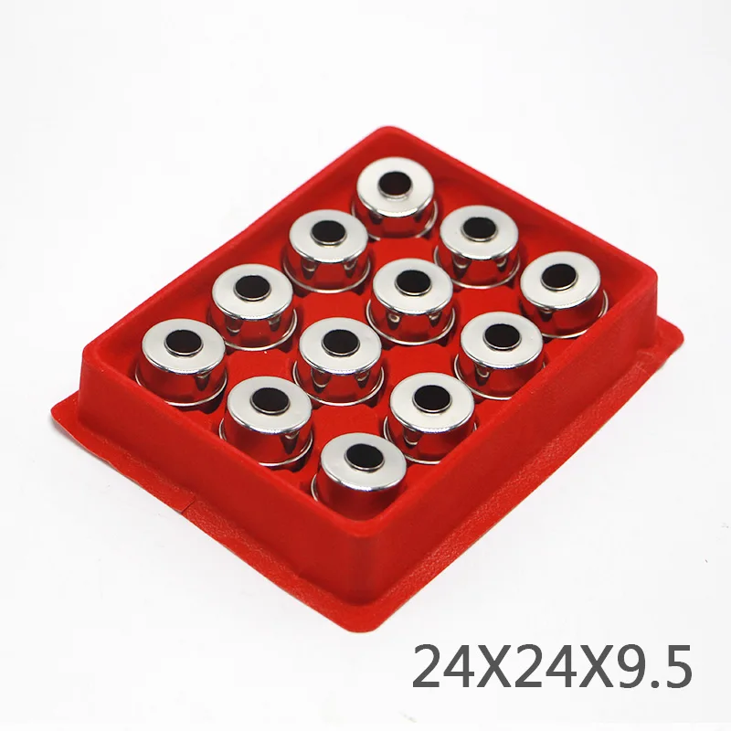 

12pcs/lot 24*24*9.5mm Magnetic Stainless Steel Float Ball for Water Level Float Switch