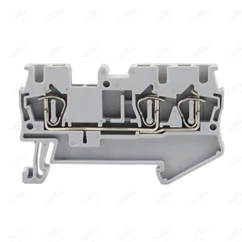 

10Pcs ST-2.5-TWIN Connectors Return Pull Type Three Conductor Spring Terminal Blocks Screwless