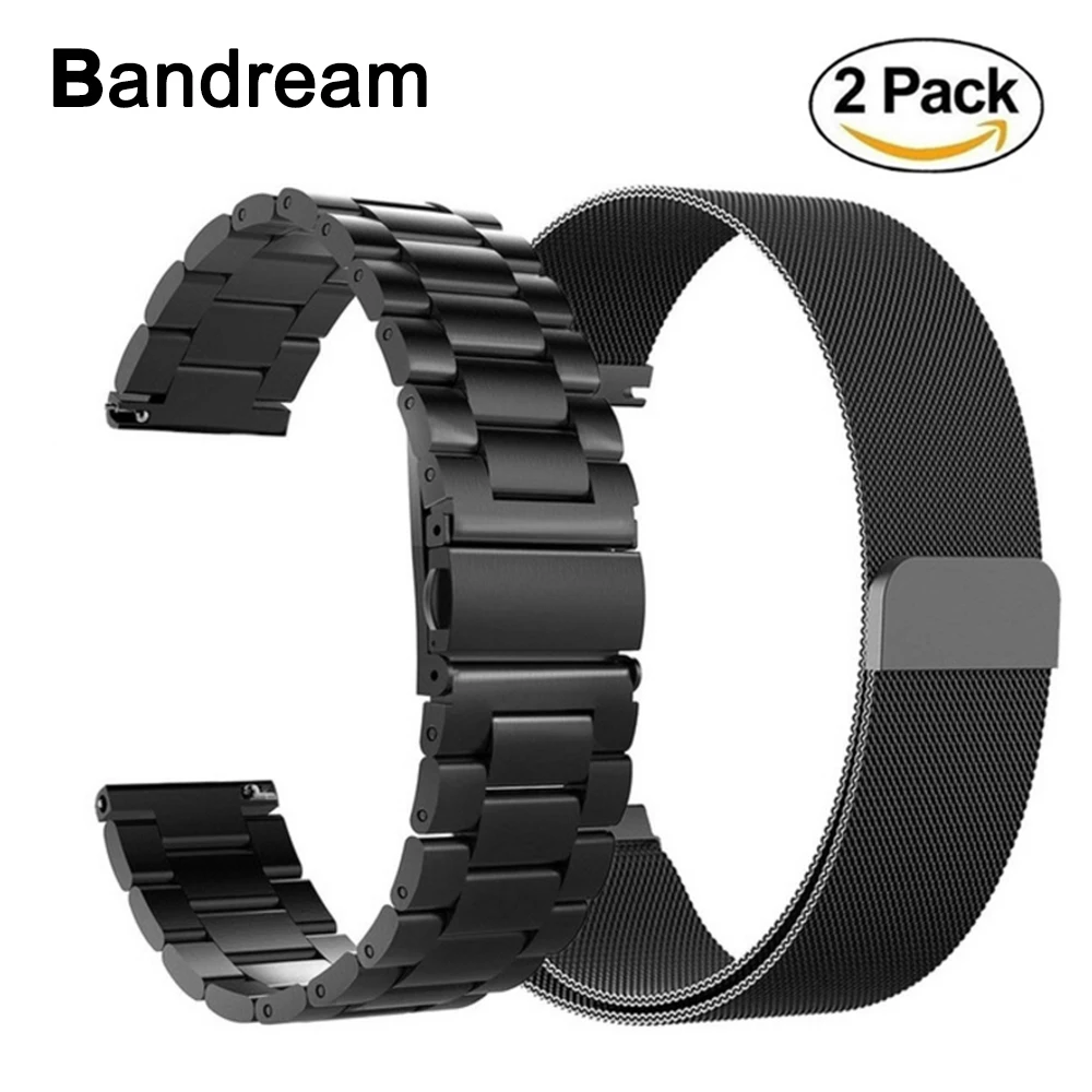 

Milanese Loop Stainless Steel Watchband 22mm for Xiaomi Huami Amazfit Pace / Stratos 2 2S Watch Band Strap Metal Bands Bracelet