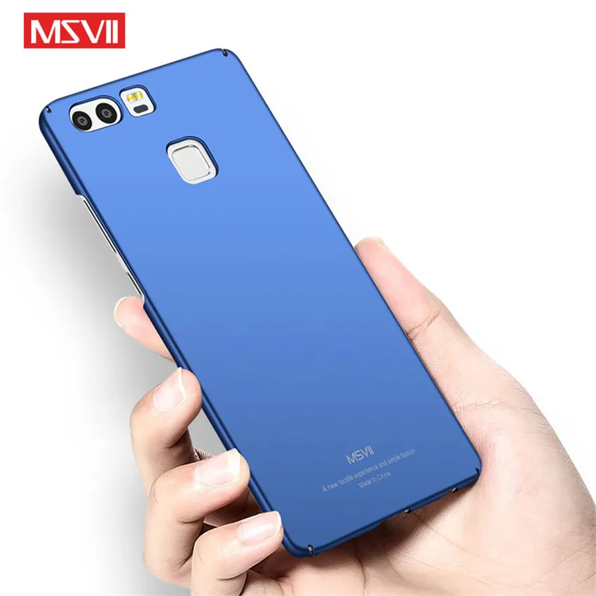 

Huawei P9 Lite Case Cover Luxury Silm Hard PC Msvii Brand Back Cover For Huawei P9 Pro P9Lite Cases Full Protector Phone Coque