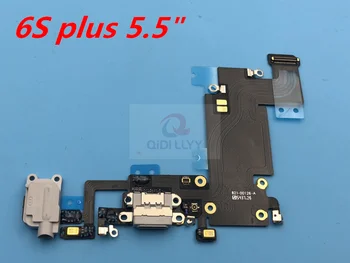 

10 pcs/lot New AAA+ Charging Charger Ports and Dock Connectors USB Flex Connector Cable for iPhone 6S plus Earphone Audio Jack