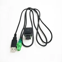 USB кнопка переключения кабель адаптер радио звуковая проводка для RCD510 RCD310 для Volkswagen Touran Bora Sagitar для Skoda Octavia Fabia