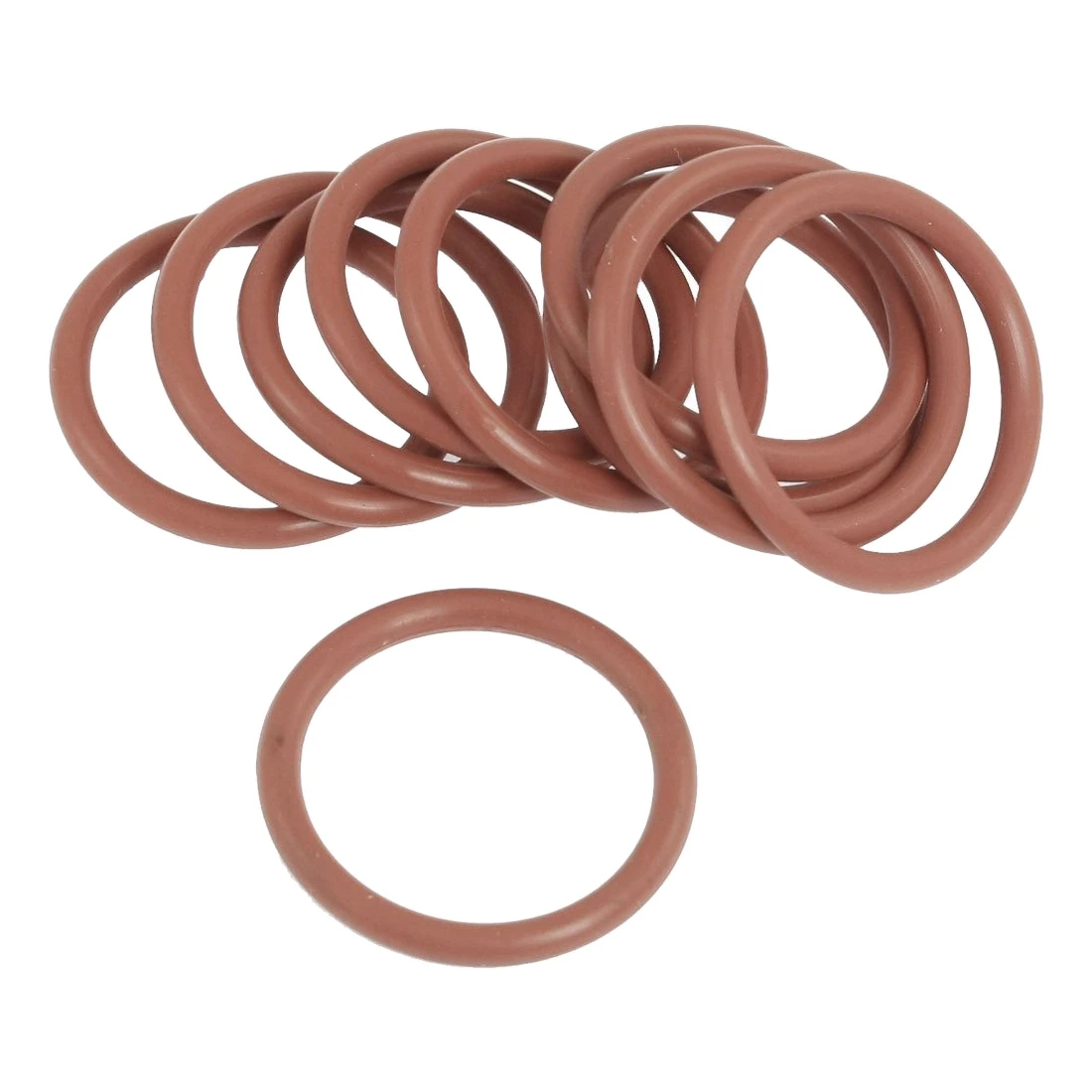 

10 PCS 35mm OD 3.5mm Thickness Red Silicone O-Rings Oil Seals seal ring