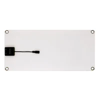 תא לוח מודול 20W 18V גמיש פאנל סולארי מודול DIY לוח תנין קליפ מחבר תא יעילות גבוהה Solar Module מונו עבור RV סירה יאכטה (5)