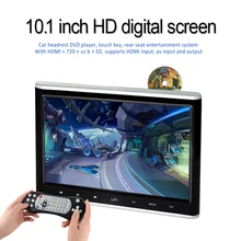 

WOWAUTO 10.1 Inch Headrest DVD Player Portable DVD Screen Headrest Monitor For Car Digital Touch Button HDMI USB SD Port