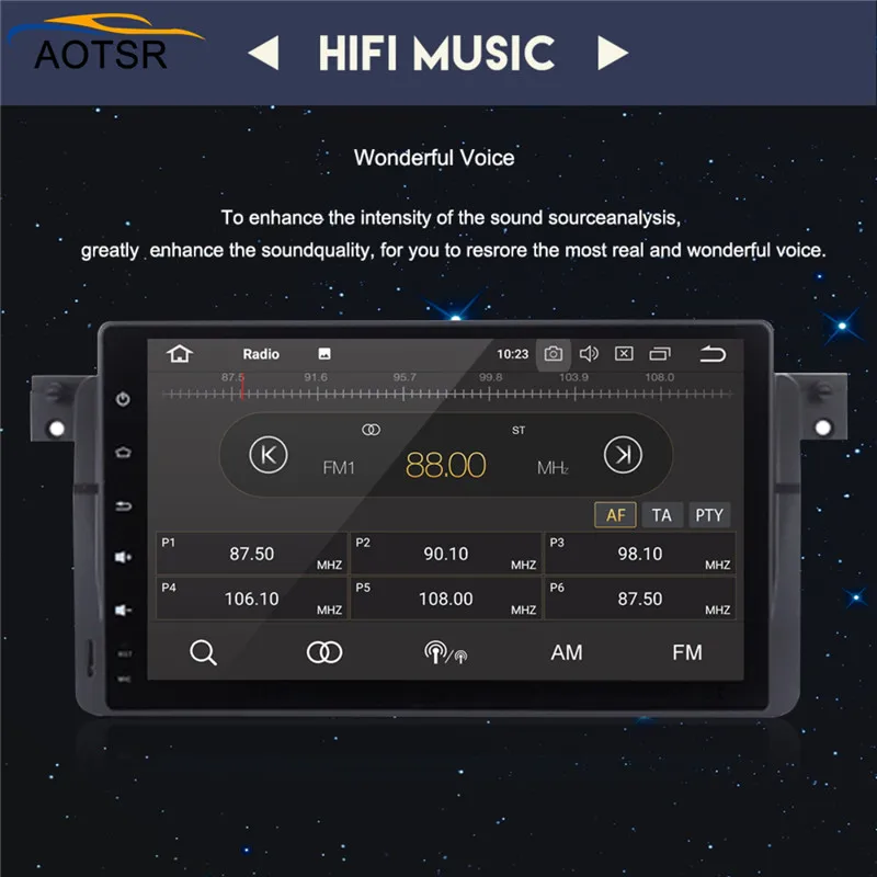 Discount Android 8.0 Car multimedia player Radio head unit For E46 1998-2005 M3 1998-2005 3 Series gps navigation Stereo no dvd octa core 8