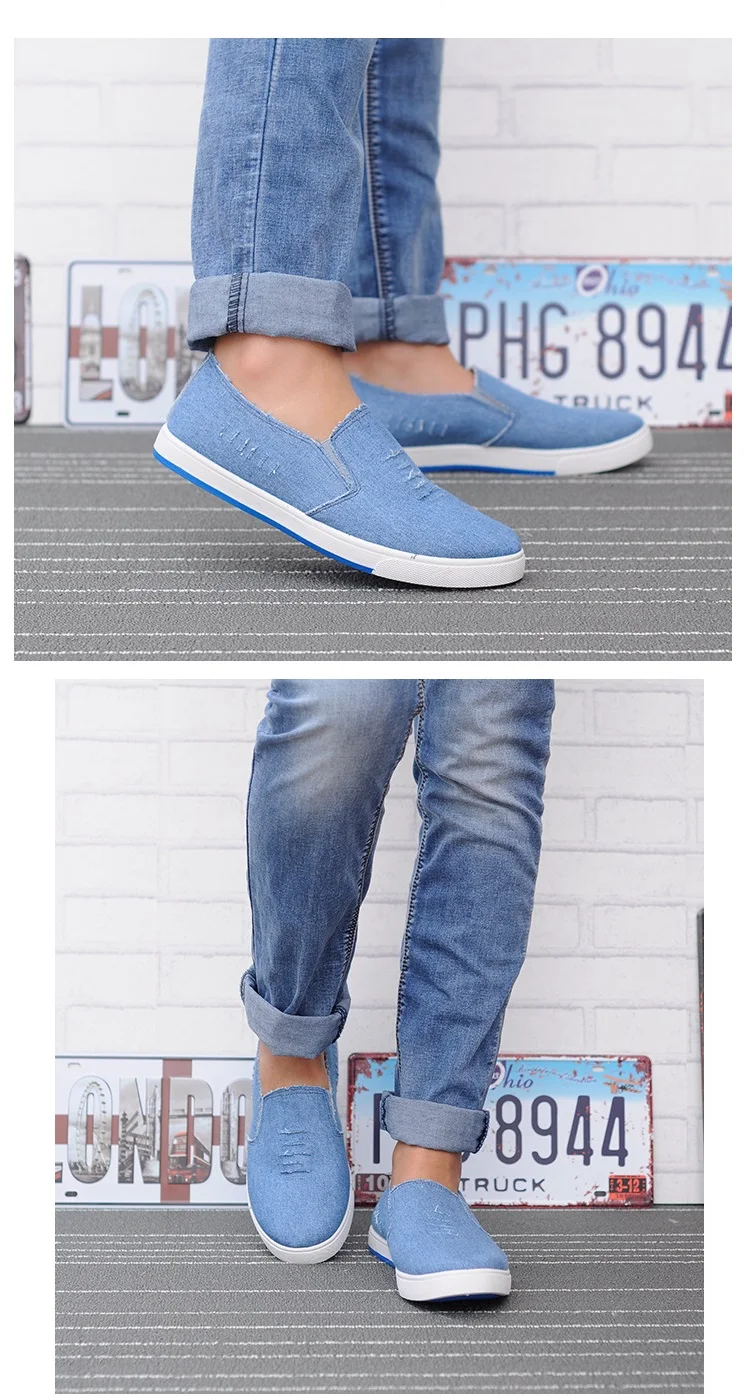 2017 Summer 35-44 Women Casual Lovers Shoes Secant Denim Slip-On Solid Breathable Comfortable Wear resistant  platform shoe 141 (6)