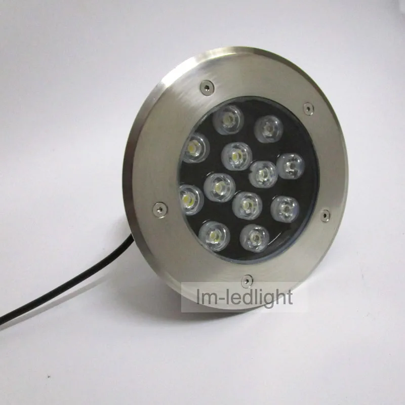 

free ship 20pcs outdoor recessed lighting 85~265V Bridgelux 45mil IP67 inground led lighting warm / pure white pink deck lights