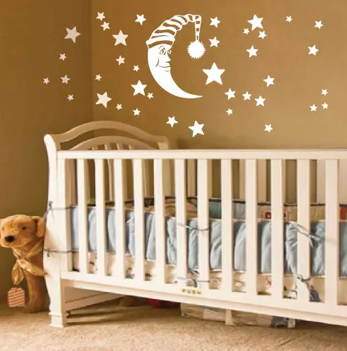 moon and stars baby nursery