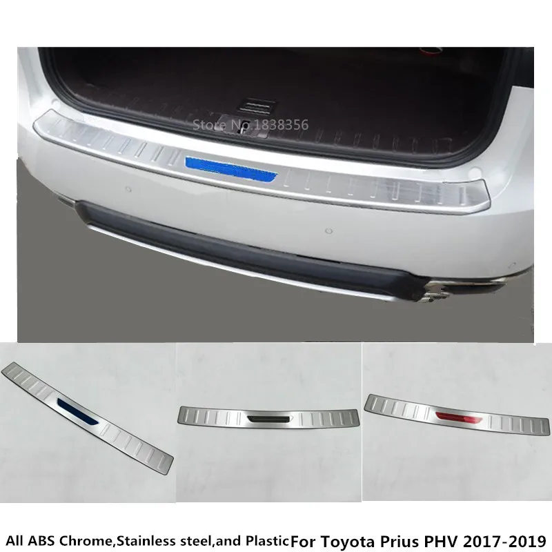 Для Toyota Prius PHV Автомобильная наклейка из нержавеющей стали задняя педаль дверная накладка Рамка внешний порог багажника