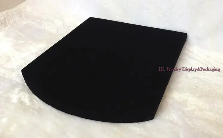 

Jewelry Display Props Wooden Counter Floorboard Holder Set Window Showcase High Quality Black Velvet Jewelry Tool Substrabe