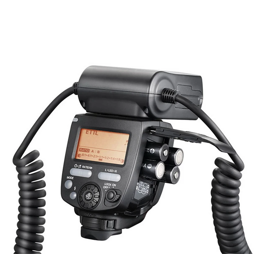 YONGNUO YN24EX TTL Flash Speedlite 5600K with 2pcs Flash Heads and 4pcs Adapter Rings for Canon Sony Camera Dental Photography