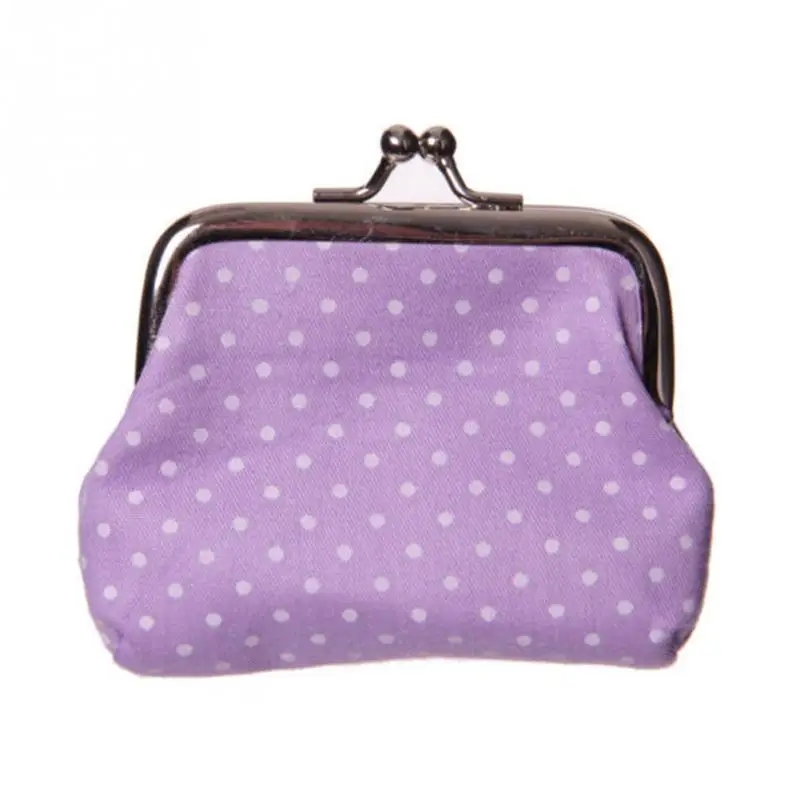 Polka Dot Print Coin font b Purse b font Change font b Wallet b font font