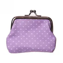 Polka Dot Print Coin font b Purse b font Change font b Wallet b font font