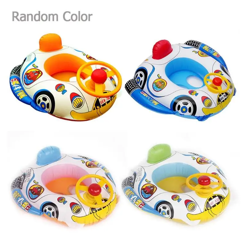 

Cute Cartoon Kids Swimming Float Inflatable Portable Baby Safety Swimming Ring Swim Float Water Fun Pool Toys Water Sport Toy