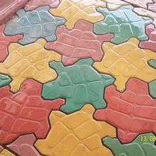 2 шт. пластиковые формы для бетона для мощение бетонными плитками "Черепаха" для тротуарной штукатурки каменная плитка Тротуарные плиты