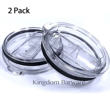 2 шт. сменная защита от проливов и брызгозащищенная крышка идеально подходит для рамблеров чашек и большинства других 30 унций стаканчиков из нержавеющей стали