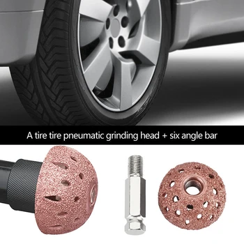 

1pc Professional Tire Repair Tool Buffing Wheel Tungsten Carbide Rasp / Contour Cup with Arbor Adaptor Wheel Grind