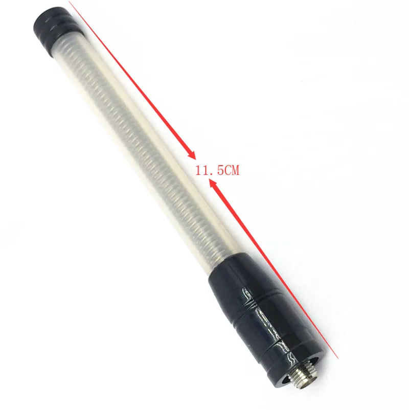 

White transparent soft SMA-F UV dual-segment 144/430 antenna for baofeng BF888S UV5R UV6 UV8D for kenwood radios