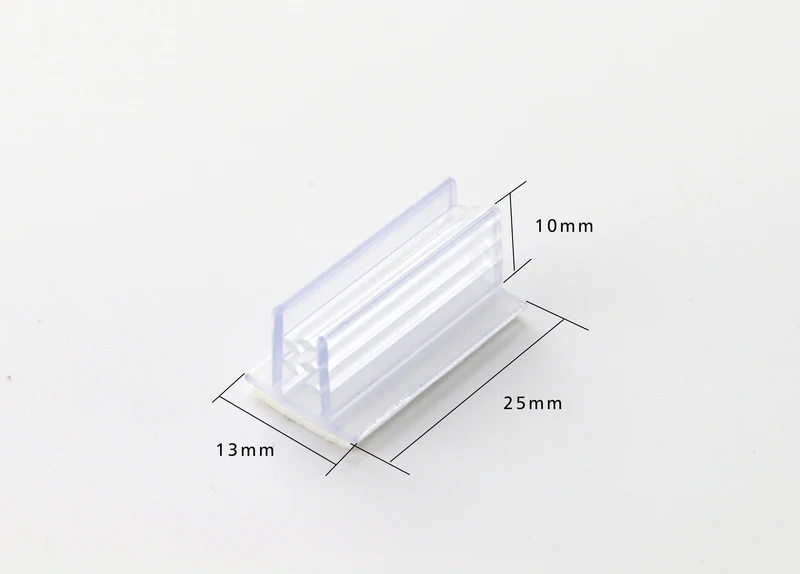 

Table Price Tag Holders Adhesive Backing With Tooth-like Gripper Flush Mount Clip Wall Shelf Talker Rack Flag Label Card Sign