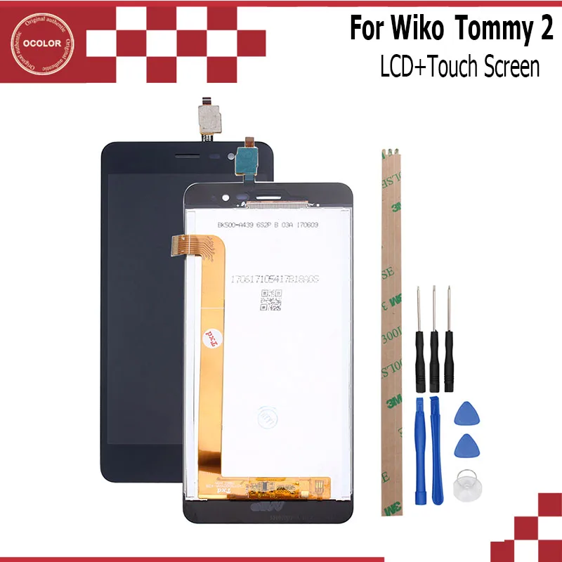 Ocolor для Wiko Tommy 2 ЖК-дисплей Дисплей и Сенсорный экран 5 0 дюймов аксессуаров