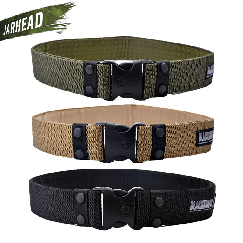 

High Quality Military CQB Belt Men's Hunting Tactical Outside Strengthening Canvas Waistband Thicken Belt