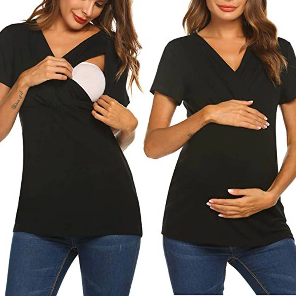 Zwangerschap средства ухода за кожей для будущих мам Camisetas Embarazada женская футболка Enceinte грудного вскармливания беременность блузка Ropa Lactancia MAR8