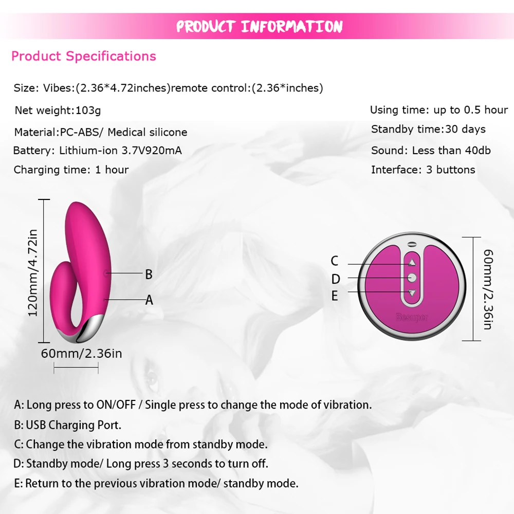 Силиконовый G spot беспроводной вибратор для Female16 метр дистанционный двойной