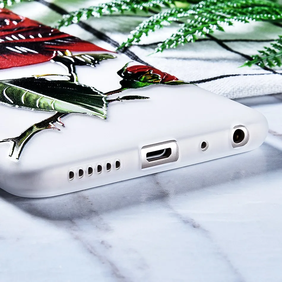 3D Relief Flower Case For Xiaomi Pocophone F1 Case For Xiaomi Redmi Note 5 5 Pro 5 Plus 5A 4A 5 4X Note 4 4X Silicone Case Coque (6)