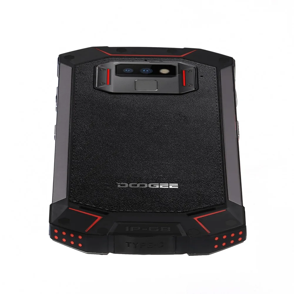 IP68 DOOGEE S70 Lite Rugged Phone 4GB+64GB Dual Back Cameras 13MP Fingerprint ID Smartphone 5.99inch Octa Core Dual SIM NFC GPS