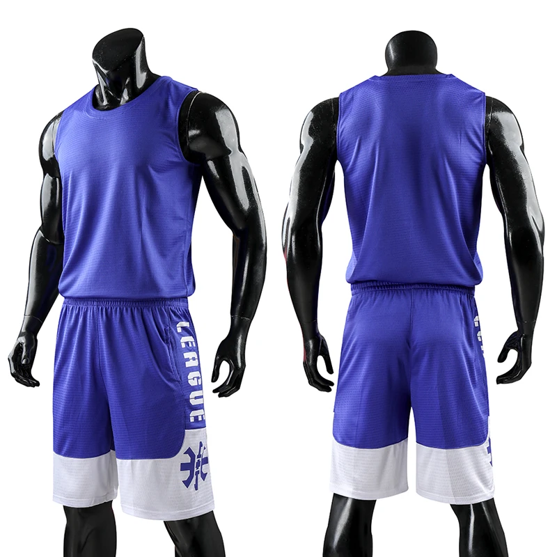 Basketball jerseys set men women boys blank training jersey set pockets tracksuits breathable team basketball uniform customized