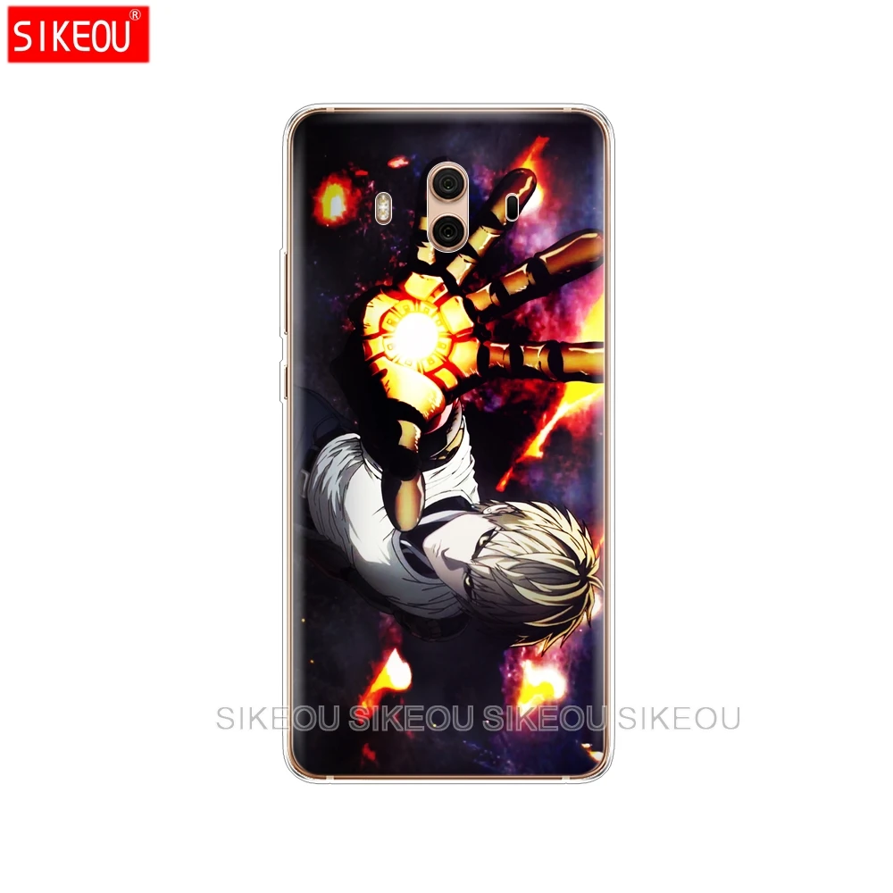 Силиконовый чехол для телефона Huawei mate 7 8 9 10 pro LITE anime One Punch Man|Бамперы| |