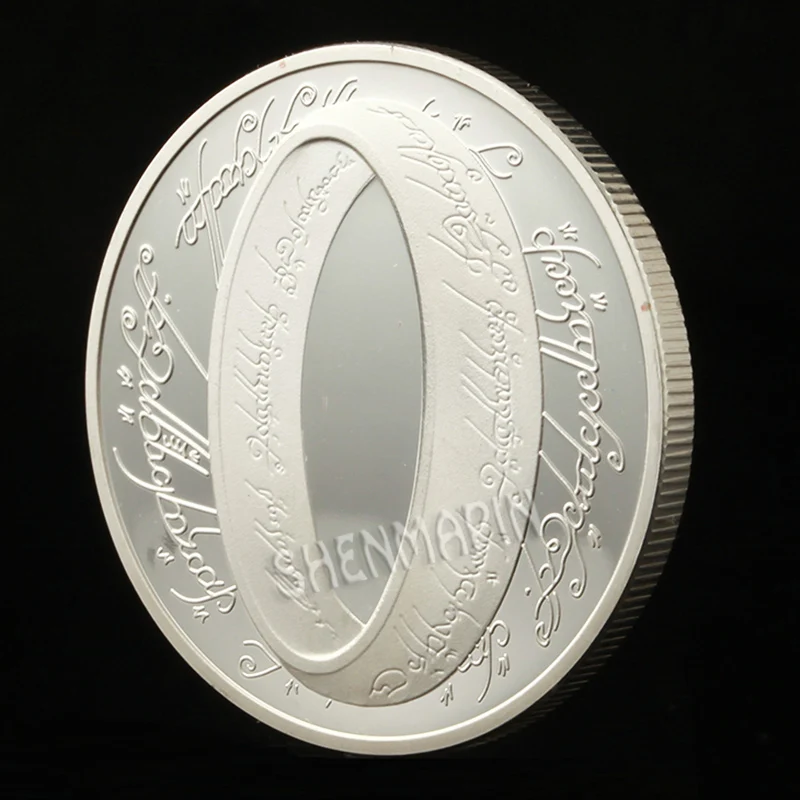 Властелин колец памятная монета королева елизания II вызов монета Хоббита коллекционные монеты трехмерный рельеф