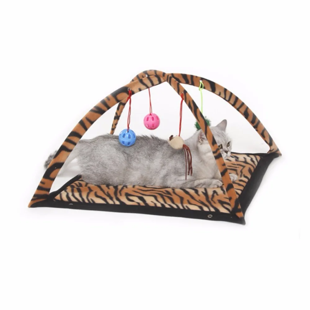2018 Cat Toys Pet Cat Play Tent Bed Funny Colorful Toys Kitten Pad Cushion Exercise Gift folding tent bed toy bed for pets 2018 Cat Toys Pet Cat Play Tent Bed Funny Colorful Toys Kitten Pad Cushion Exercise Gift folding tent bed toy bed for pets
