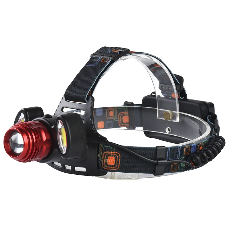 Litwod Z1020 XML T6 & COB светодиодный налобный светильник мощный 2 шт. 18650 перезаряжаемая