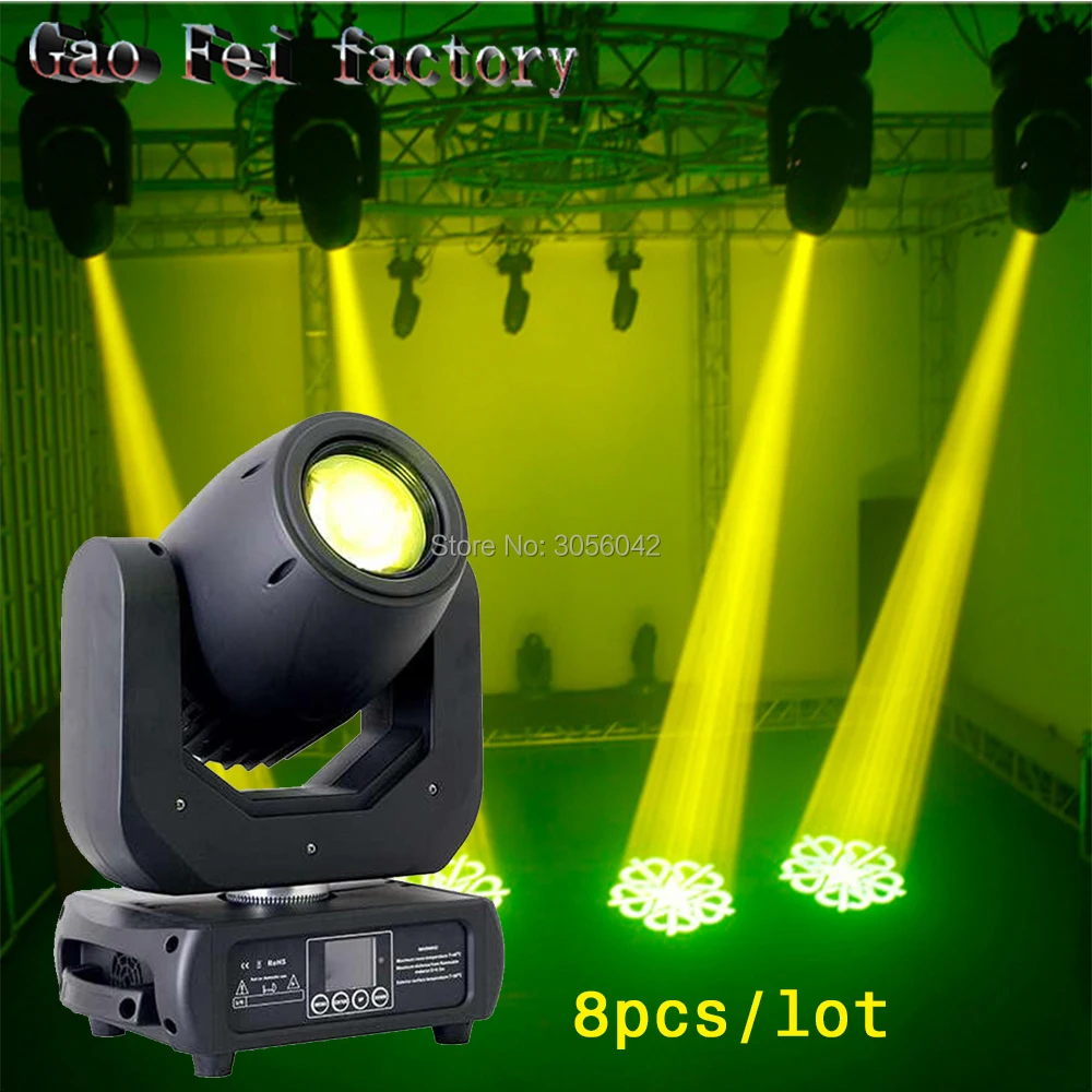 

8pcs/lot 150w led Gobos Effect Light DMX512 moving head spot light moving head DJ equipment