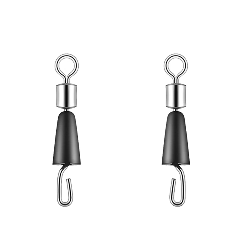 

HAODIAOZHE 20pcs/lot Connector Rolling Swivel Stainless Fishing Accessorie Steel Fishing Gears Connector Nice Snap Tackle YU155A
