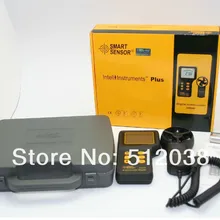 Воздушный поток энергии ветра Скорость Анемометр+ Температура тестер AR836