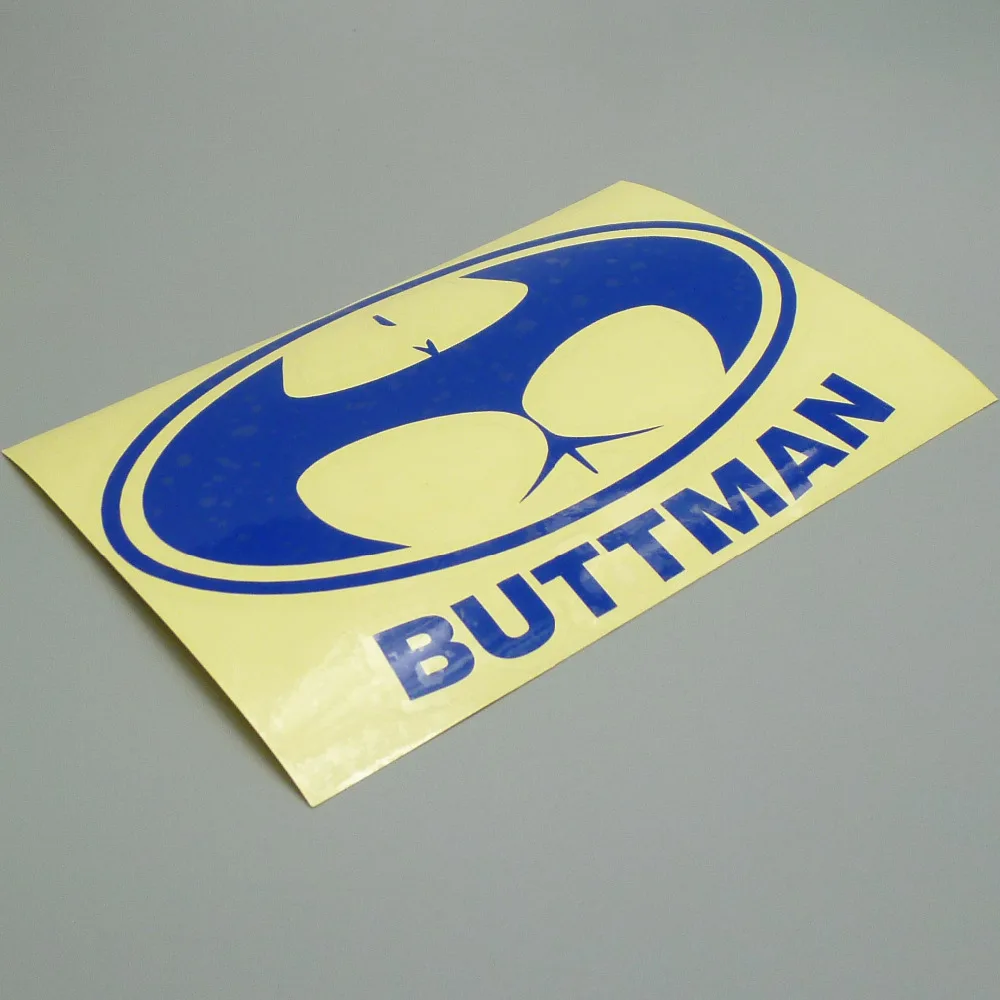 Car decal vinyl cut sticker Funny batman buttman 17cm x 11cm outdoor waterproof car motorcycle