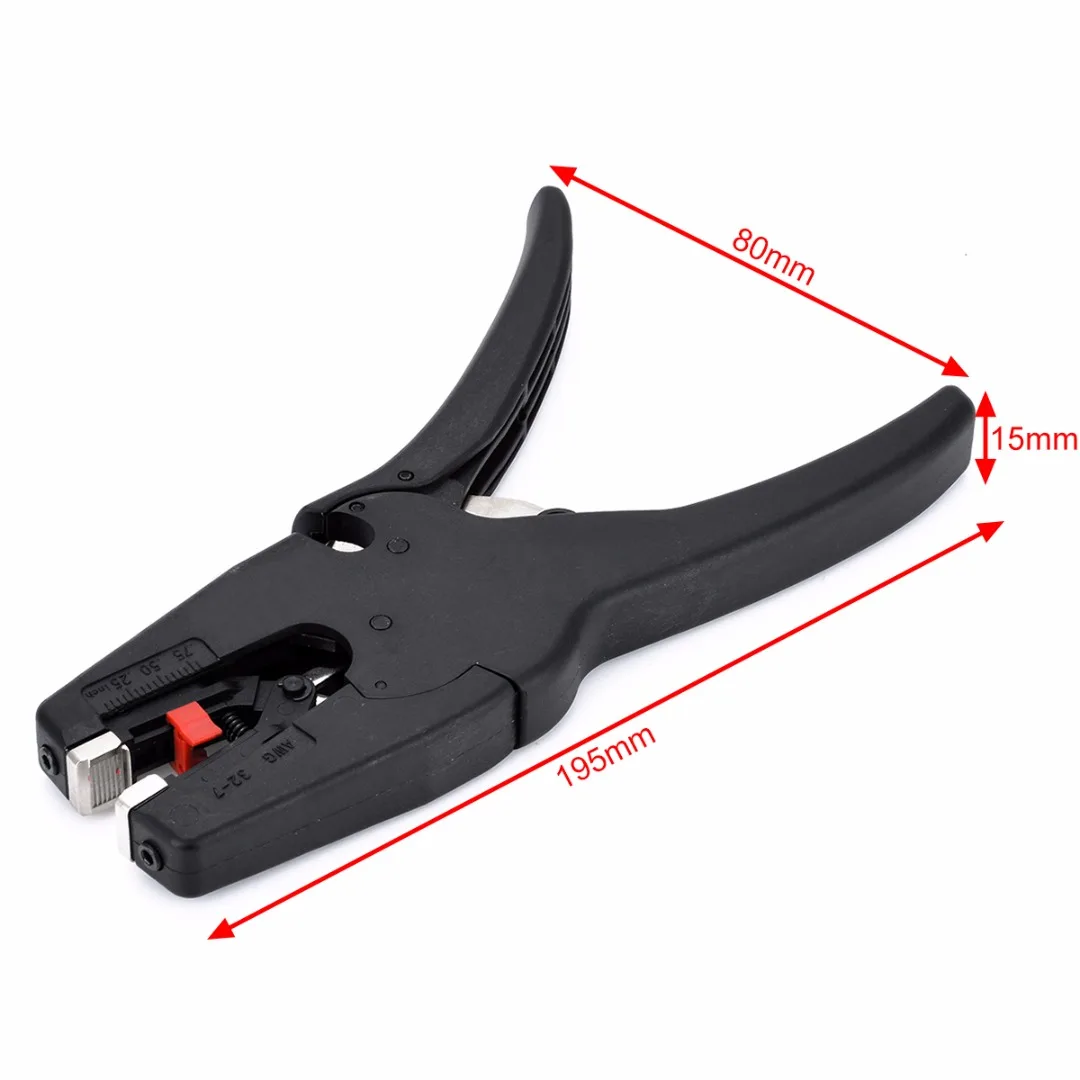 

Adjustable Electric Cable Wire Crimper Stripper Crimping Stripping Pliers 0.03-10mm Square Mayitr Multifunctional Hand tools