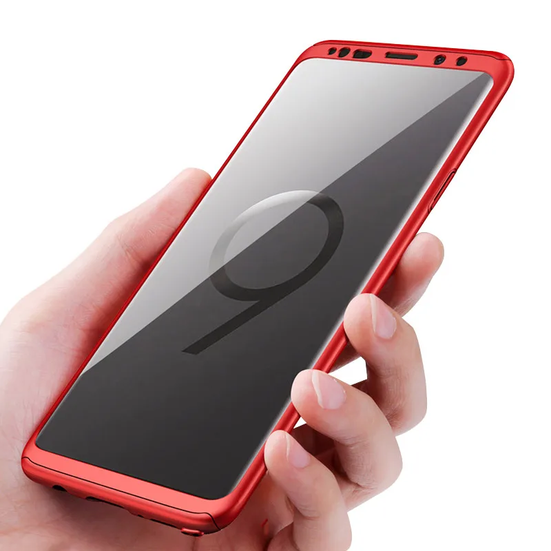 

360 Degree Full Protective Coverage Phone Case For Sumsung Galaxy A7 A8 2018 Anti-knock Cover For Sumsung Galaxy A6 A8 Plus 2018