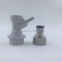 Крышка из нержавеющей карбонатора& Corney Corny термос Cornelius keg-газовое отсоединение шарикового фиксатора-1/" Barb homebrew