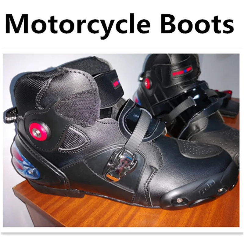 3 colores motocicleta Moto protección Botas Motocross Botas de recreo de las carreras de motos carrera velocidad Botas de calle 3 colores motocicleta Moto protección Botas Motocross Botas de recreo de las carreras de motos carrera velocidad Botas de calle