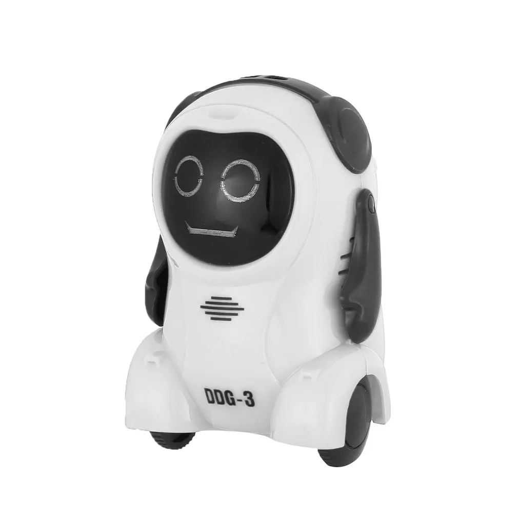 DDG-3 Интеллектуальный умный робот RC Мини карманный диктофон для записи голоса радиоуправляемый робот-Регистратор рукоятка, вращающаяся на 360 градусов, игрушки для детей, подарки